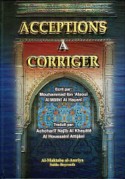 Acceptions a corriger