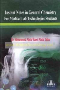 Instant Notes in General Chemistry For Medical Lab Technologies Students