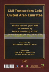 Civil Transactions Code United Arab Emirates